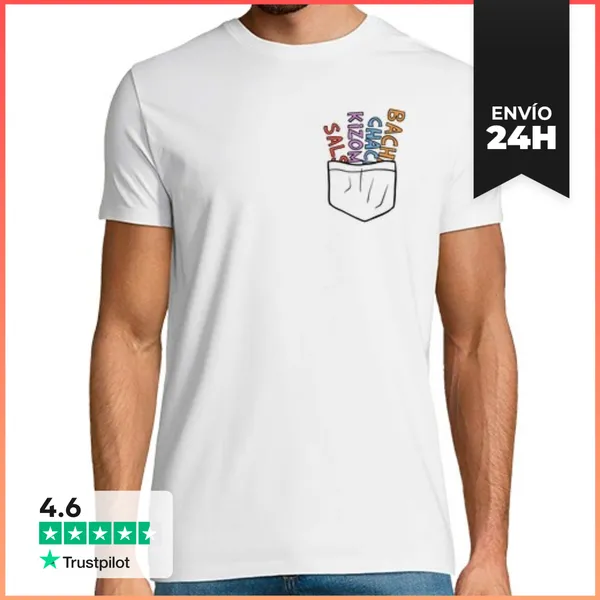 Camiseta Hombre Clásica Bolsillo De Bailes LaTostadora