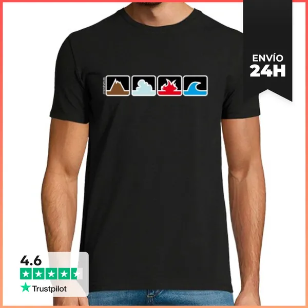 Camiseta Hombre Clásica Elements LaTostadora