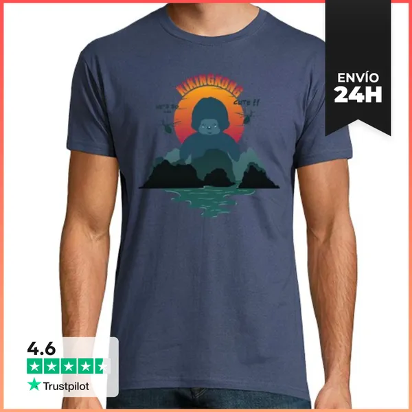 Camiseta Hombre Clásica Kiking Kong LaTostadora