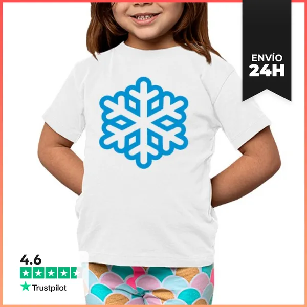 Camiseta Clásica Para Niños Copo De Nieve Del Invierno