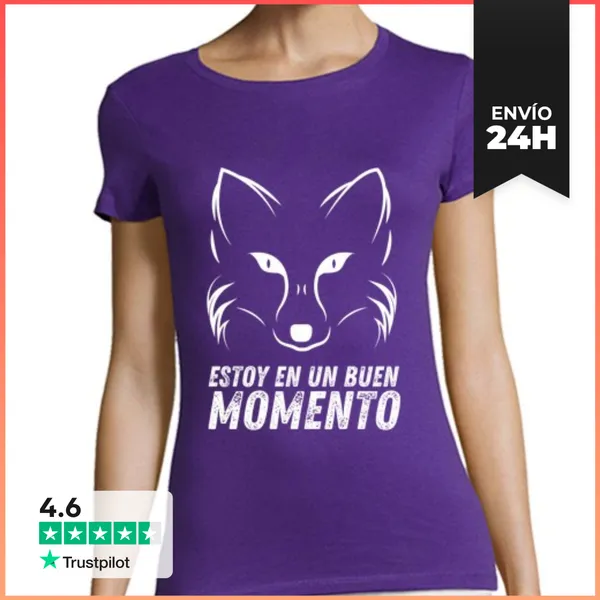 Camiseta Mujer Clásica Estoy En Un Buen Momento LaTostadora