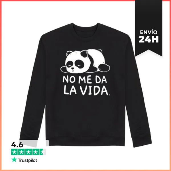 Sudadera Unisex No Me Da La Vida LaTostadora