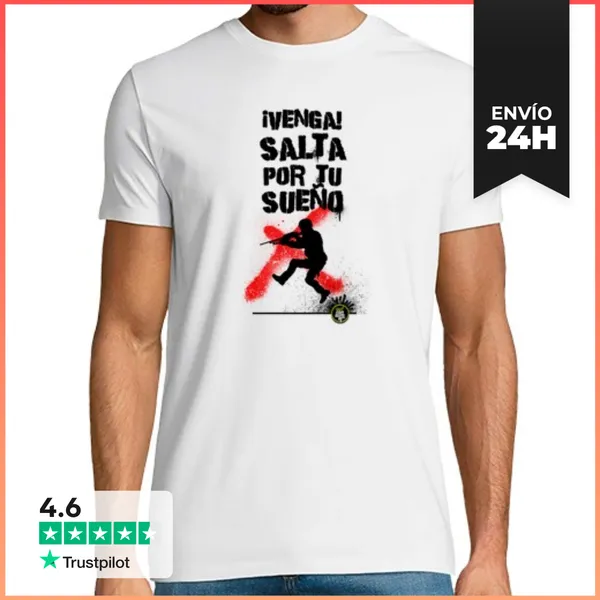 Camiseta Hombre Clásica Salta Por Tu Sueño LaTostadora