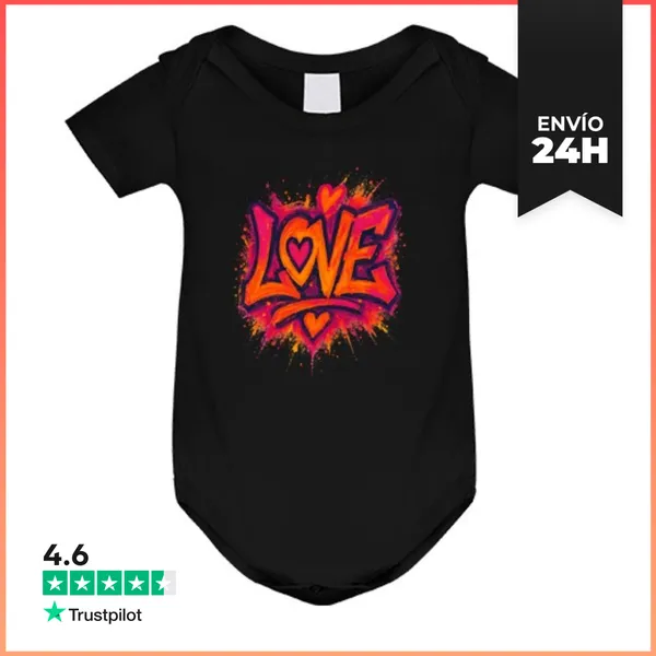 Body Bebé Amor - Amor - San Valentín - Corazón LaTostadora