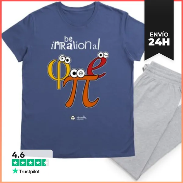 Pijama Be Irrational Π Φ E (fondos Oscuros) LaTostadora