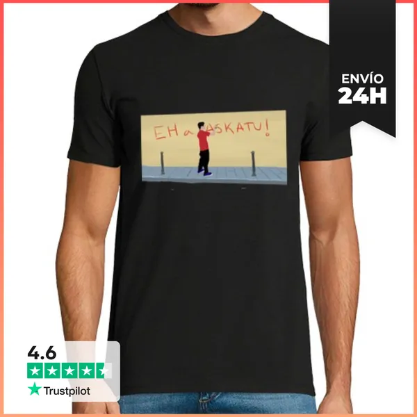 Camiseta Hombre Clásica EH ASKATU LaTostadora