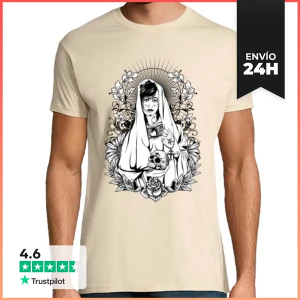 Camiseta Hombre Clásica Santa Maria LaTostadora