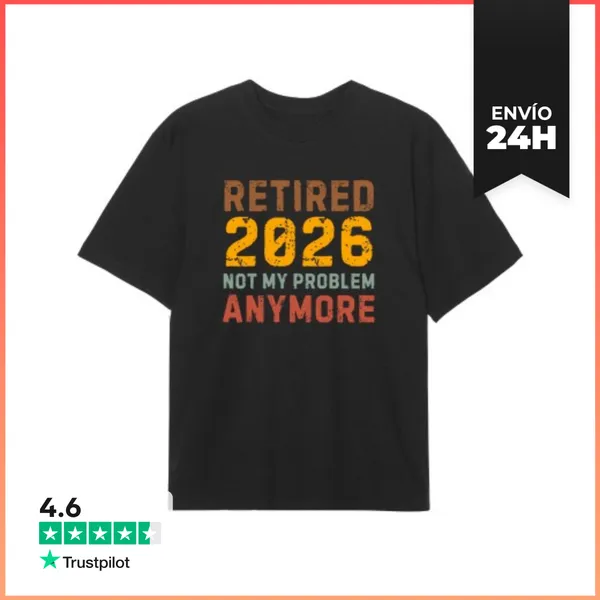 Camiseta Oversize Jubilado 2026 LaTostadora