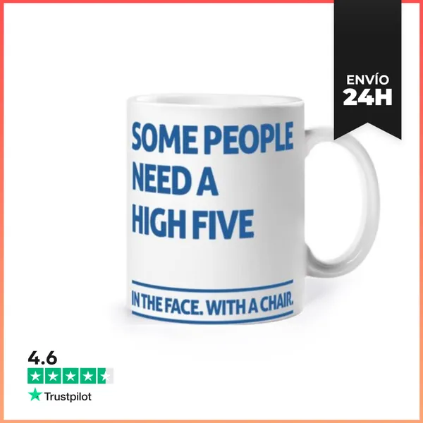 Taza Some People Need A High Five LaTostadora