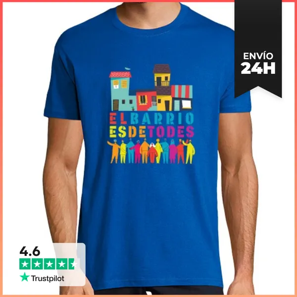 Camiseta Hombre Clásica Barrio LaTostadora