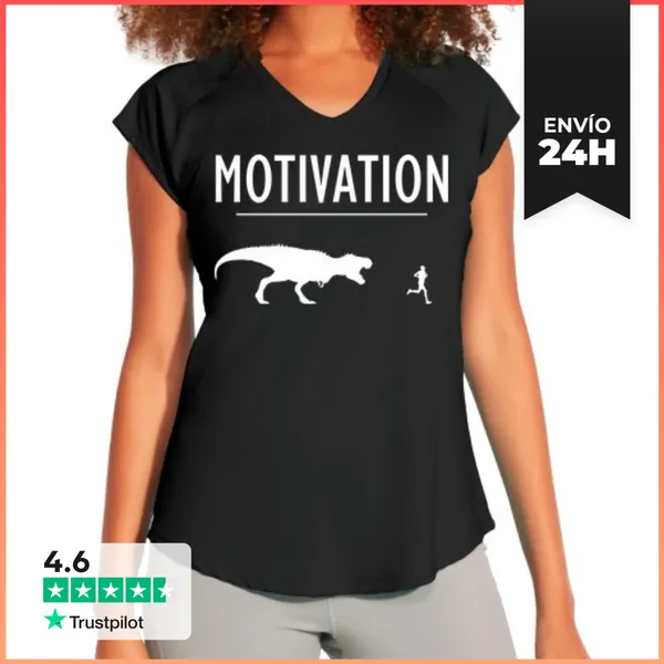 Camiseta Deportiva Mujer Motivation - Running LaTostadora