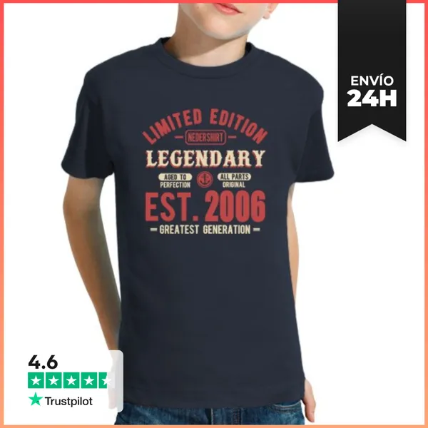 Camiseta Clásica Para Niños Establecido 2006 LaTostadora