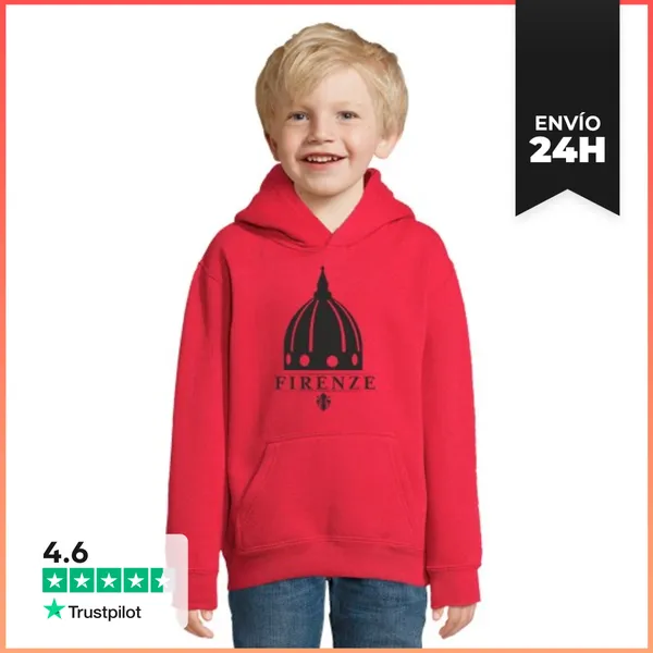 Sudadera Para Niños Con Capucha Florencia LaTostadora