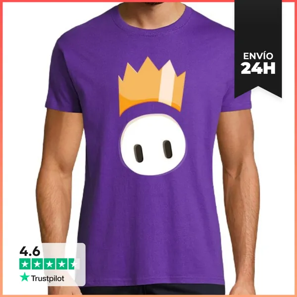 Camiseta Hombre Clásica Fall Guys LaTostadora