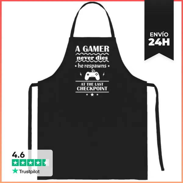 Delantal Un Geek Regalo De Jugador Gaming LaTostadora
