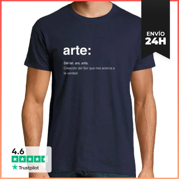Camiseta Hombre Clásica Arte Definición LaTostadora