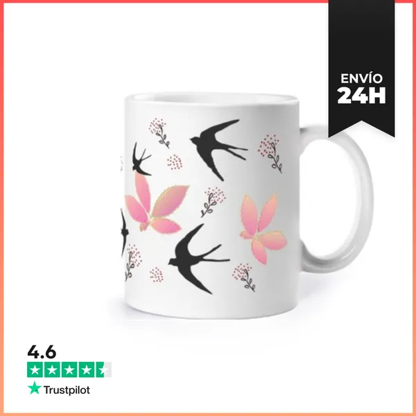 Taza Golondrinas LaTostadora