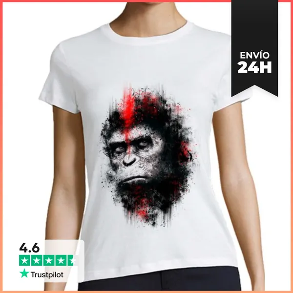 Camiseta Mujer Clásica Ape LaTostadora