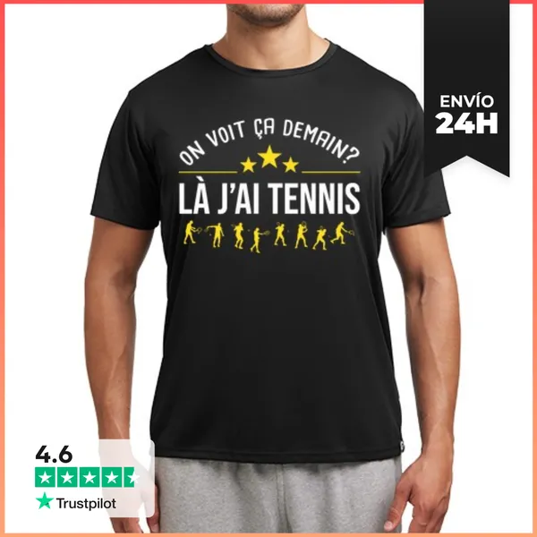Camiseta Deportiva Hombre Tenis Idea De Regalo De Deporte De Pelo