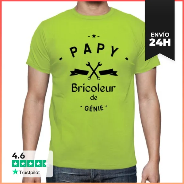 Camiseta Hombre Clásica Gran Manitas Genio LaTostadora