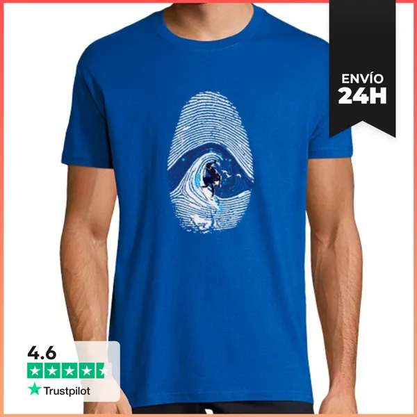 Camiseta Hombre Clásica El Surfista LaTostadora