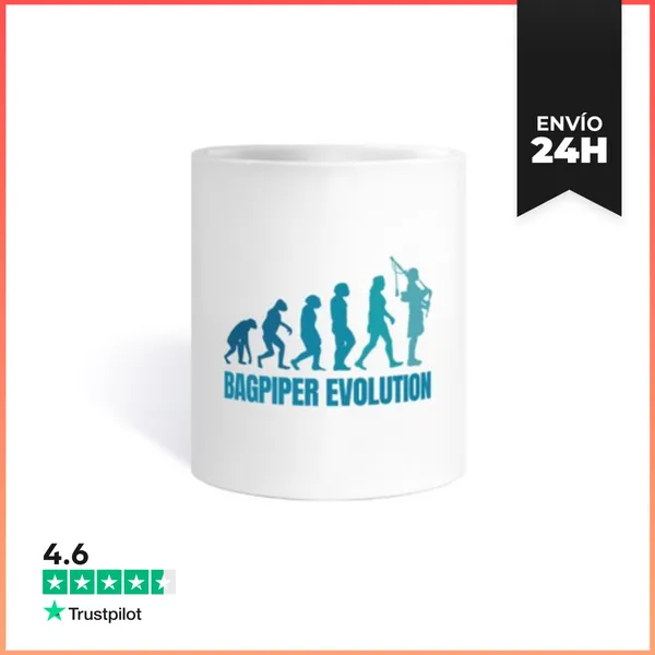 Taza Gaitero Evolution.scotland Pipe Band. LaTostadora