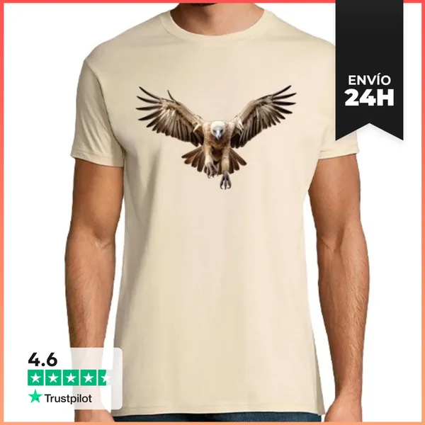 Camiseta Hombre Clásica Buitre LaTostadora