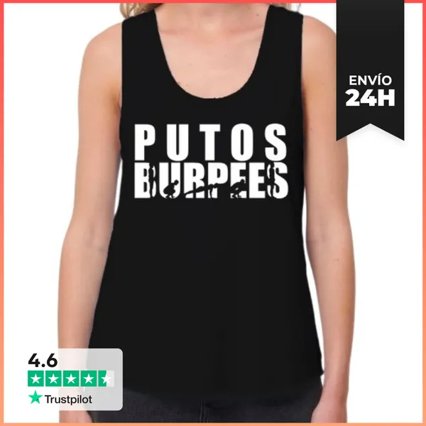 Camiseta Mujer Sin Mangas, Loose Fit CAMISETA MUJER SIN MANGAS