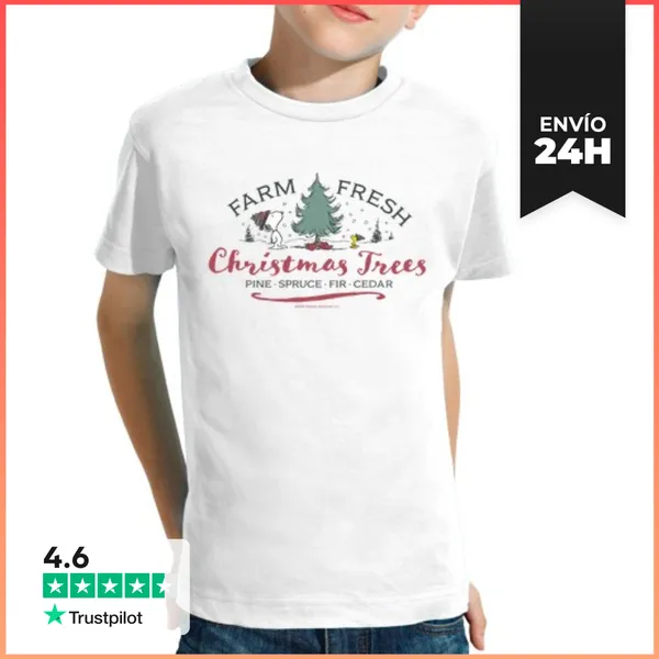 Camiseta Clásica Para Niños Christimas Trees LaTostadora