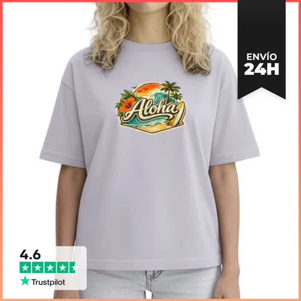 Camiseta Mujer Boxy Diseño 4812446 LaTostadora