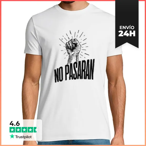 Camiseta Hombre Clásica No Pasaran LaTostadora