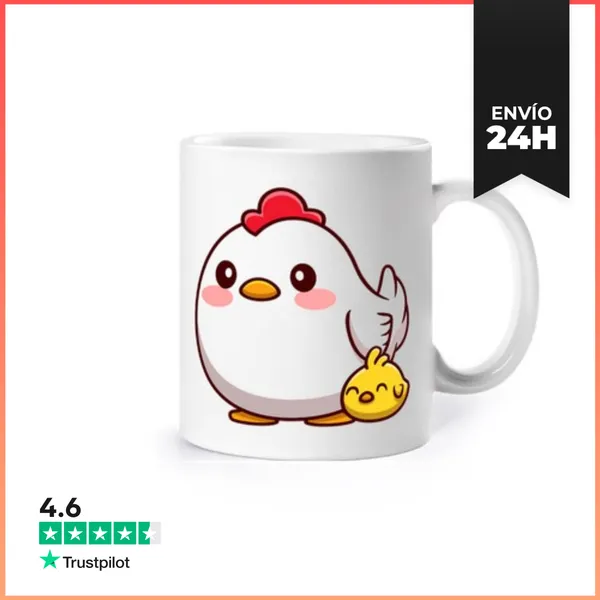 Taza Gallina Y Pollito LaTostadora