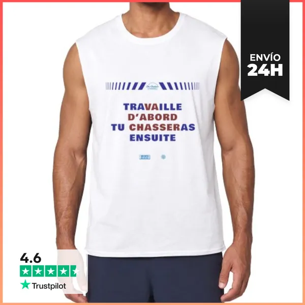 Camiseta Sin Mangas Ve A Cazar Primero LaTostadora