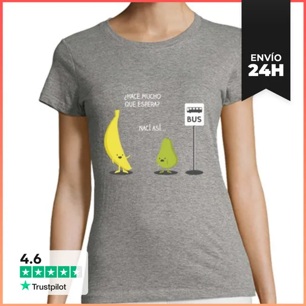 Camiseta Mujer Clásica Bus Stop LaTostadora