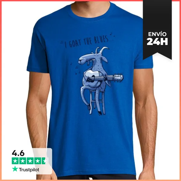 Camiseta Hombre Clásica Yo Voy A Los Azules LaTostadora