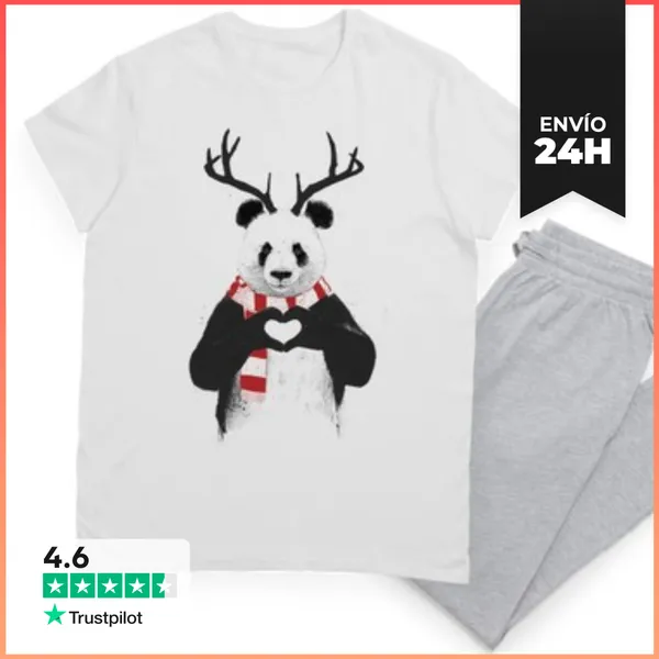 Pijama Xmas Panda LaTostadora
