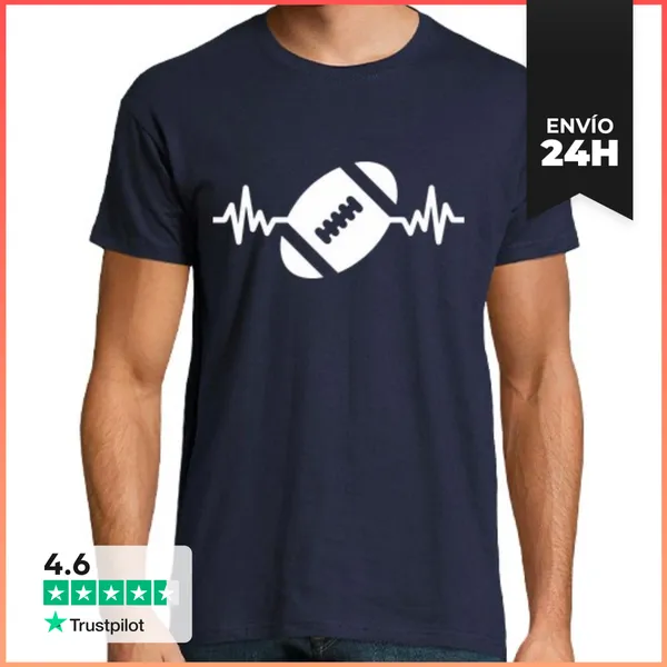 Camiseta Hombre Clásica Rugby Rugby Mujer De Rugby Humor
