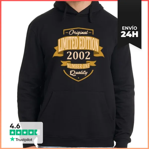 Sudadera Unisex Con Capucha Edición Limitada 2002 LaTostadora