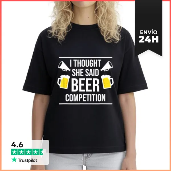 Camiseta Mujer Boxy Papá Animador Divertido Competencia De