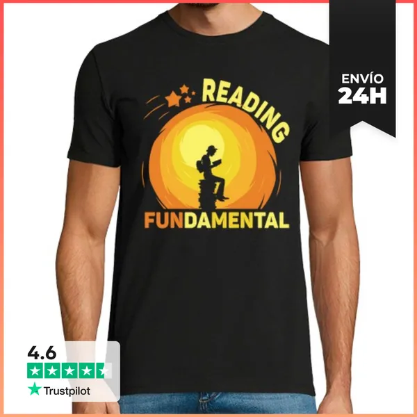 Camiseta Hombre Clásica La Lectura Es Fundamental LaTostadora