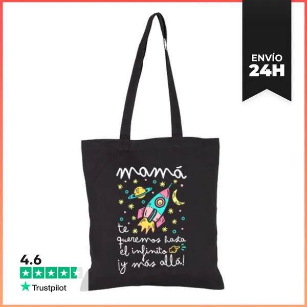 Bolsa De Tela Mamá Te Queremos Hasta El Infinito... LaTostadora