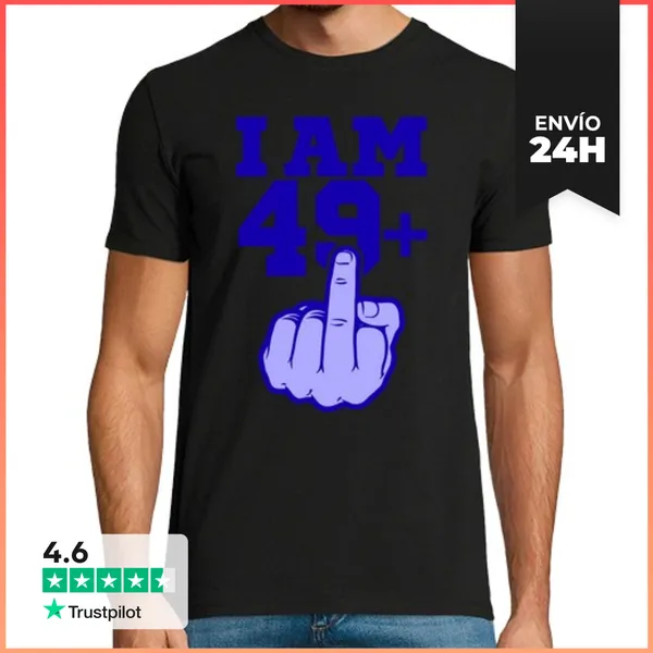 Camiseta Hombre Clásica Tengo 49 Años De Edad Amigo De 49 Años
