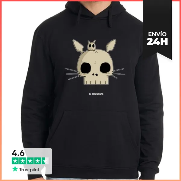 Sudadera Unisex Con Capucha Dead Totoro LaTostadora