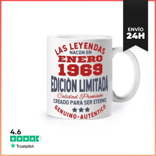 Taza Edición Limitada Enero De 1969 LaTostadora