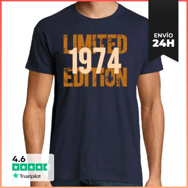 Camiseta Hombre Clásica Edición Limitada 1974 LaTostadora