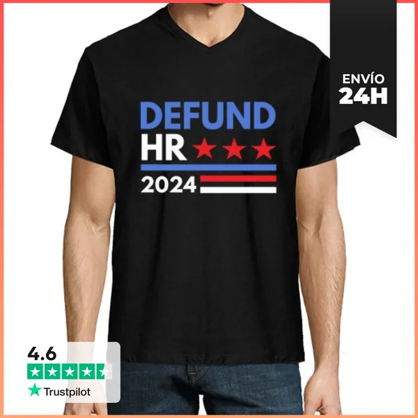 Camiseta Hombre, Cuello Pico Desfinanciamiento De Recursos