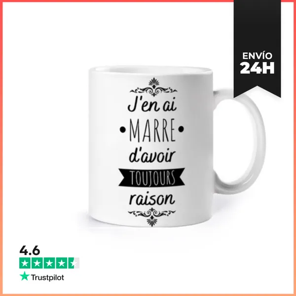 Taza Humor Siempre Tengo La Razón Regalo LaTostadora
