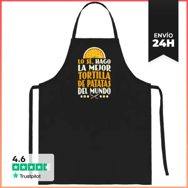Delantal La Mejor Tortilla De Patatas Del Mundo Regalos Dia Padre