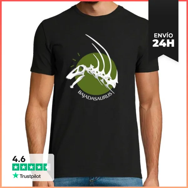 Camiseta Hombre Clásica Camiseta De Hombre - Badja Caqui