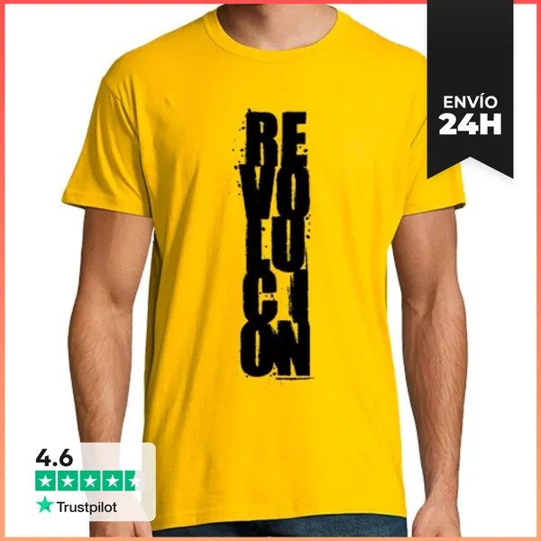 Camiseta Hombre Clásica Revolución LaTostadora